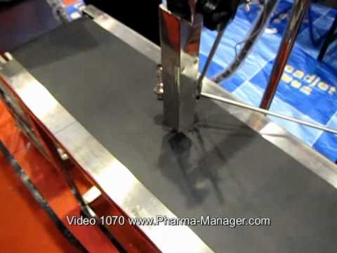 Laser printer for application of validity date & batch number. Video 1070 www.Pharma-Manager.com