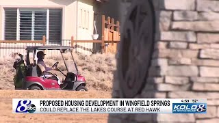 A new housing development could replace Red Hawk’s golf course