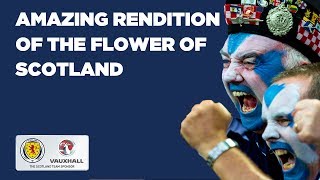 Flower of Scotland // Amazing rendition of the anthem in Cardiff