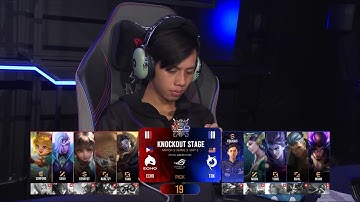 ECHO vs TDK - GAME 3 - MSC KNOCKOUT DAY 2 - MSC 2023 - ECHO DOMINATED GAME 3🔥