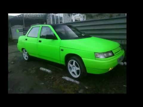 Покраска резиной (Зелёный неон) ваз2110