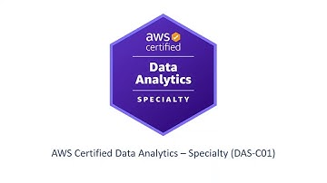 AWS Certified Data Analytics – Specialty (DAS-C01) Exam Overview