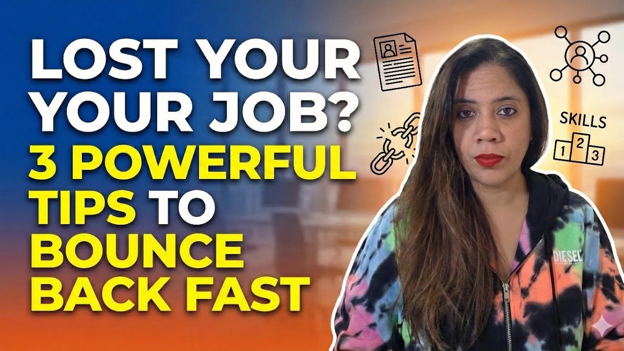 If You Have Lost Your Job, Do These 3 Things Immediately!!! - YouTube