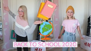 Back to school 2020 | Tytöt esittelee vaatteet ja koulutarvikkeet