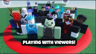 Playing Roblox With Viewers!