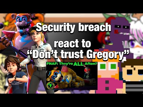 Security breach reacts Game Theory ||Gacha Club|| Glammike, RoboGregory, and Vanessabeth AU