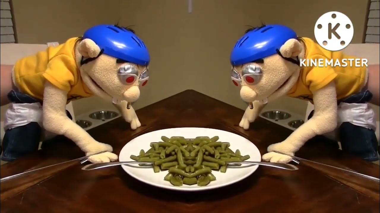 sml movie robot jeffy jeffo holes green beans in right mirrored YouTube