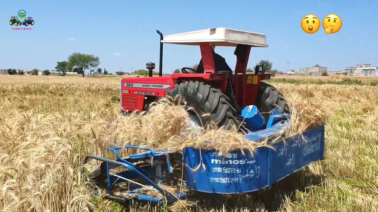 Reaper Binder Import From Turkey Massey Ferguson 385 YouTube