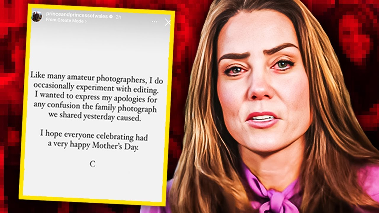 Kate Middleton Apologizes for Edited Photo: Duchess Issues Statement on Allegations