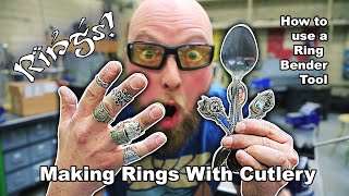 Making Rings with Cutlery  Ring Bending Tool