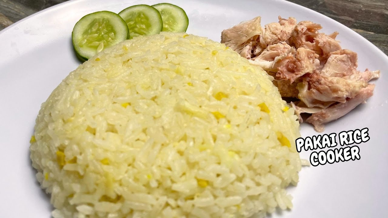 Hainan Rice Rice Cooker Gak Ribet Resep Nasi Hainan Rice Cooker - YouTube