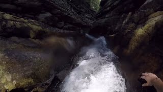 Seven tubs natural rock slide
