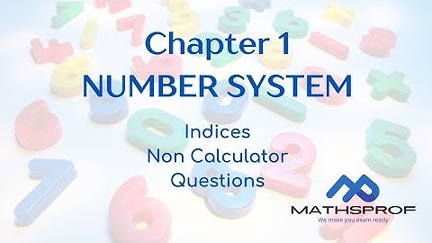 IGCSE Maths Extended |Core | Indices | P2 | Practice Questions