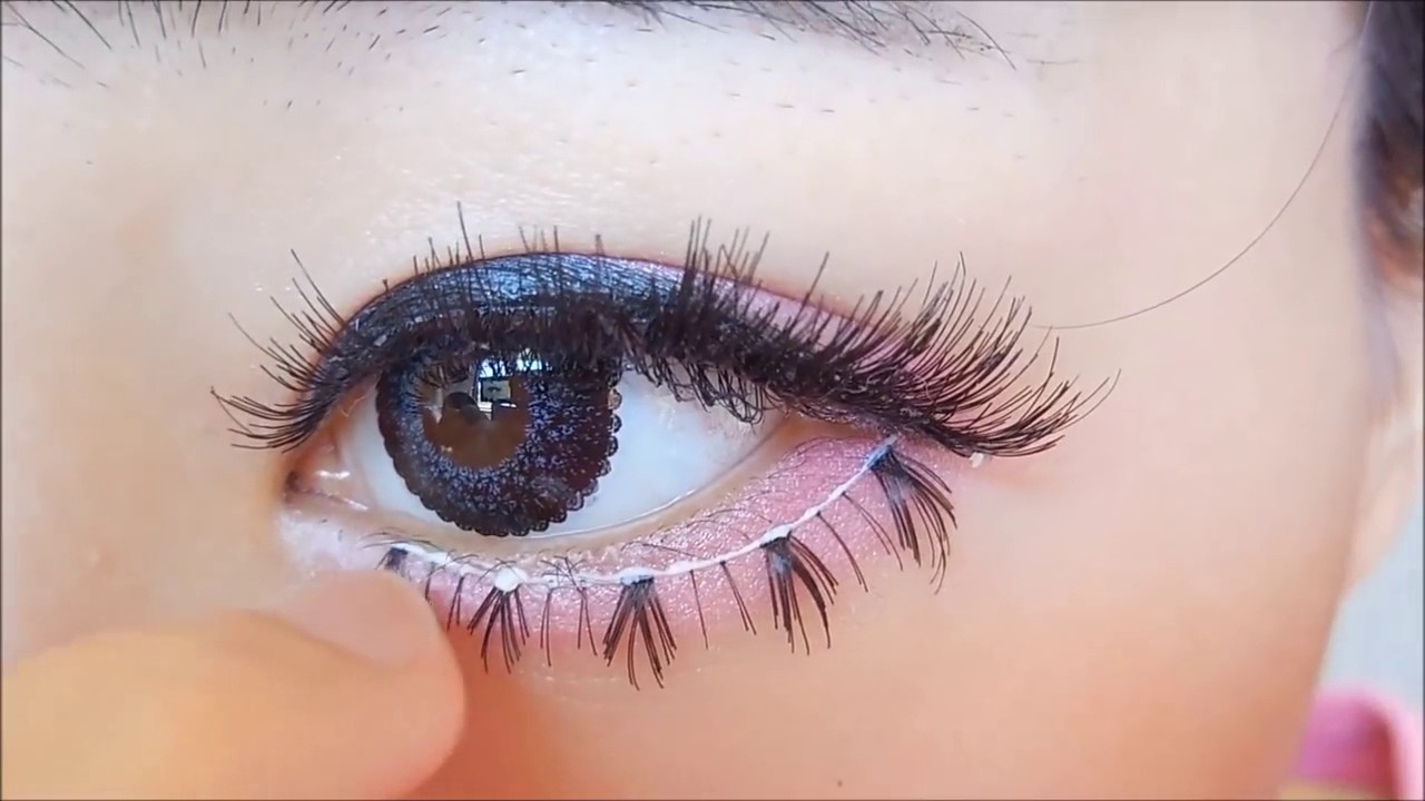 How to be Kawaii Sweet Lolita Dolly Eye Makeup Tutorial + Hairstyle