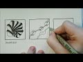 How to Draw Zentangle Patterns Aquafleur, Bellah, and Chard | TANGLED TALK #3 | ABCs of Zentangle