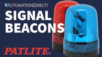 Patlite S-Series Industrial Signal Beacons from AutomationDirect