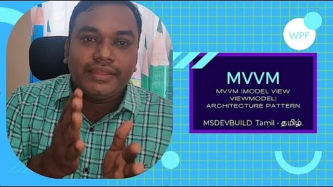 Bind data to the ListView in WPF using MVVM | MSDEVBUILD Tamil | Suthahar Jegatheesan | VS2022