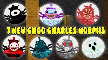 NEW UPDATE - HOW TO GET ALL 7 NEW SKINS in Choo Charles Morphs - ROBLOX