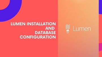 1. Lumen JWT Rest API: Installation and Database Configuration