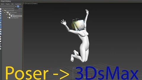 Import Poser scene in 3DsMax with PoserFusion plugin