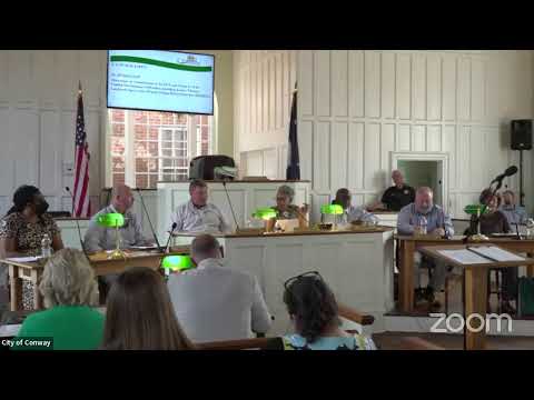 City of Conway Council Meeting July 18 2022