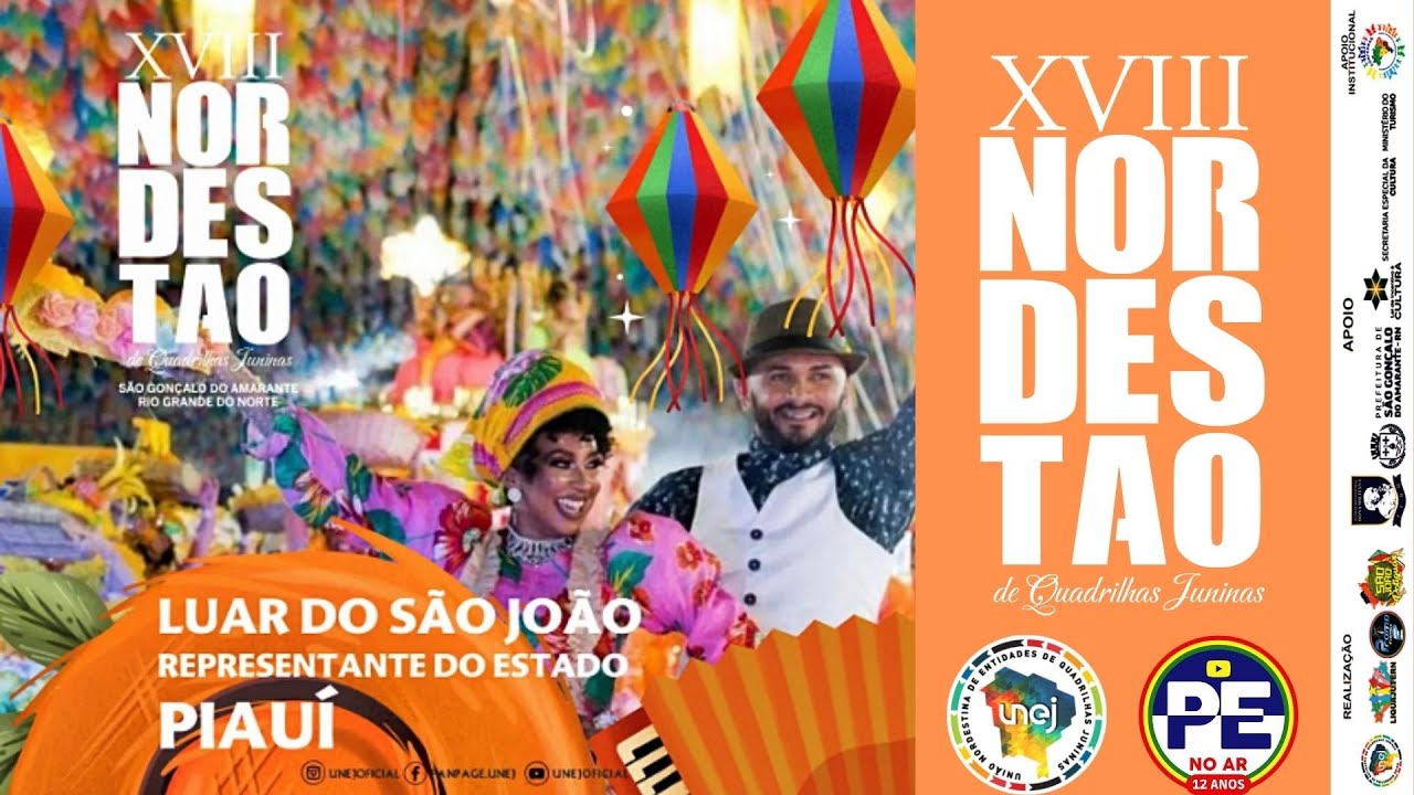 GRUPO CULTURAL LUAR DO SÃO JOÃO NO XVIII NORDESTÃO DE QUADRILHAS JUNINAS UNEJ 2022