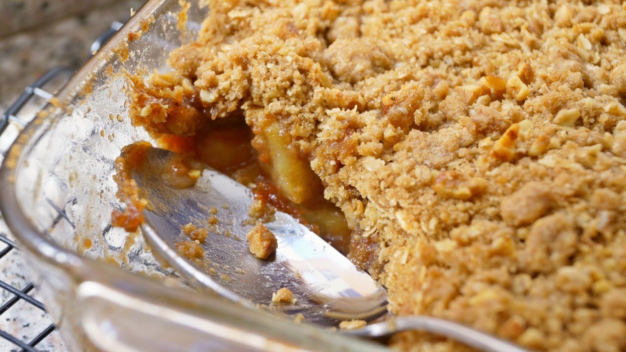 ¡Crujiente de Manzana o Apple Crisp! 🍏🥧 - Francisca Mejía