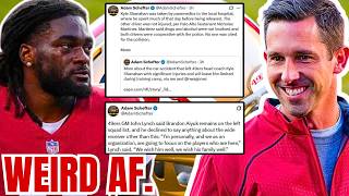 Kyle Shanahan Car Accident RAISES ??? About Media Cover Up! John Lynch Statement on Brandon Aiyuk!