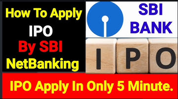 How Apply IPO Through SBI NetBanking # IPO Apply # IPO Apply By SBI NetBanking @techyadav6926