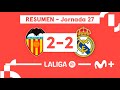 Valencia 2-2 Real Madrid | LALIGA EA SPORTS (Jornada 27) - Resumen | Movistar Plus+ image