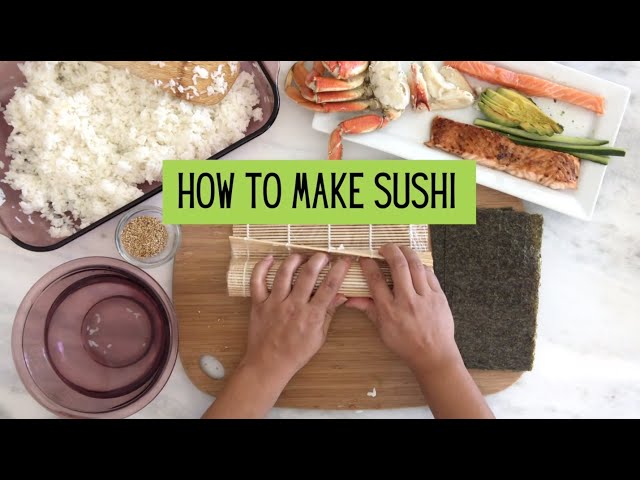 Global Grub DIY Sushi Making Kit - Sushi Kit Includes Sushi Rice, Nori  Sushi Seaweed, Rice Vinegar Powder, Sesame Seeds, Wasabi Powder, Bamboo  Sushi