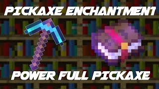 HOW TO MAKE YOUR PICKAXE OVER POWER #minecraft #game #mcpe #pe #pocketedition #minecraftmcpe