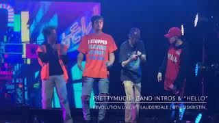 PRETTYMUCH | Band Intros & “Hello” | Funktion Tour @ Revolution Live, Ft. Lauderdale - 10/29/18