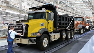 Inside US Factory Producing Giant Trucks : MACK Production Line