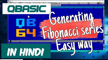 QBasic Program To Print The Series Of Fibonacci Series To N Term