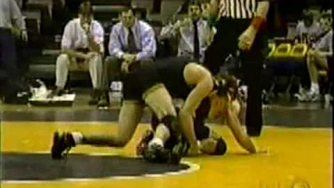 Jody Strittmatter (Iowa) vs Jeremy Hunter (Penn State) 2000 Wrestling