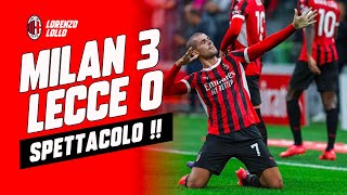 MILAN LECCE 3-0 !! PRIMI IN CLASSIFICA π€£