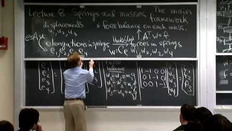 Lec 8 | MIT 18.085 Computational Science and Engineering I, Fall 2008