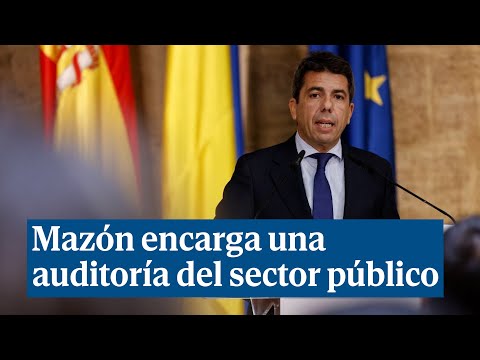 Mazón encarga una auditoría del sector público tras detectar hasta 4.000 contratos 