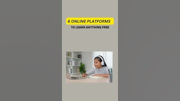 6 online platforms to learn anything free #learning #onlinelearning #khanacademy #udemy #edx