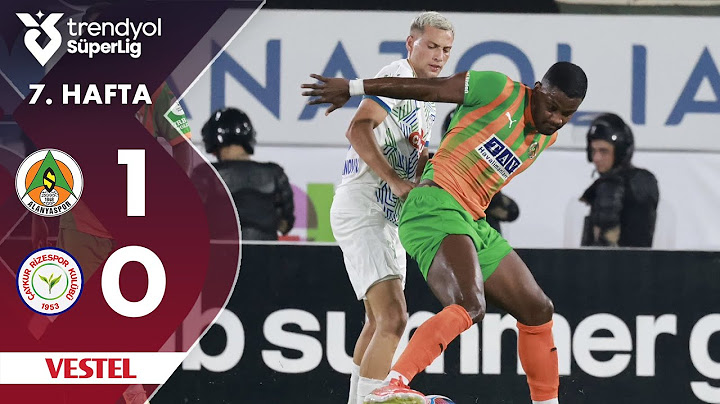 Vestel | Alanyaspor (1-0) Çaykur Rizespor - Highlights/Özet | Trendyol Süper Lig - 2024/25