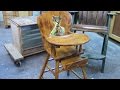 102 Reststoring a 1940's Ash Baby High Chair