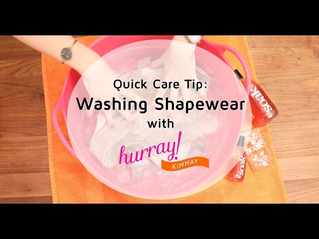 How to Wash Shapewear - Quick Care Tip with Hurray Kimmay