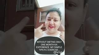 Without Dieting 1 months mei 5 kg weight loss ❌No Products❌No medicine ❌No Dieting shorts video