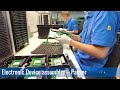 Electronic device assembly  packing process from start to finish