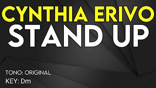 Video thumbnail of "Cynthia Erivo - Stand Up - Karaoke Instrumental"