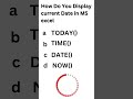 Microsoft Excel qustion #shortvideo #excel #viral #viralshort #excelquiz