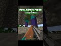 Minecraft Admin xp farm moment