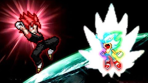 Evil Vegito SSJ V3 OP VS Sonic Chaos V4 JVL OP (all form) in Jump Force Mugen