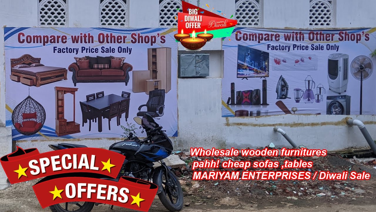 💥 Wholesale wooden furnitures🥺 pahh! செம cheap😯 sofas ,tables🥰 MARIYAM